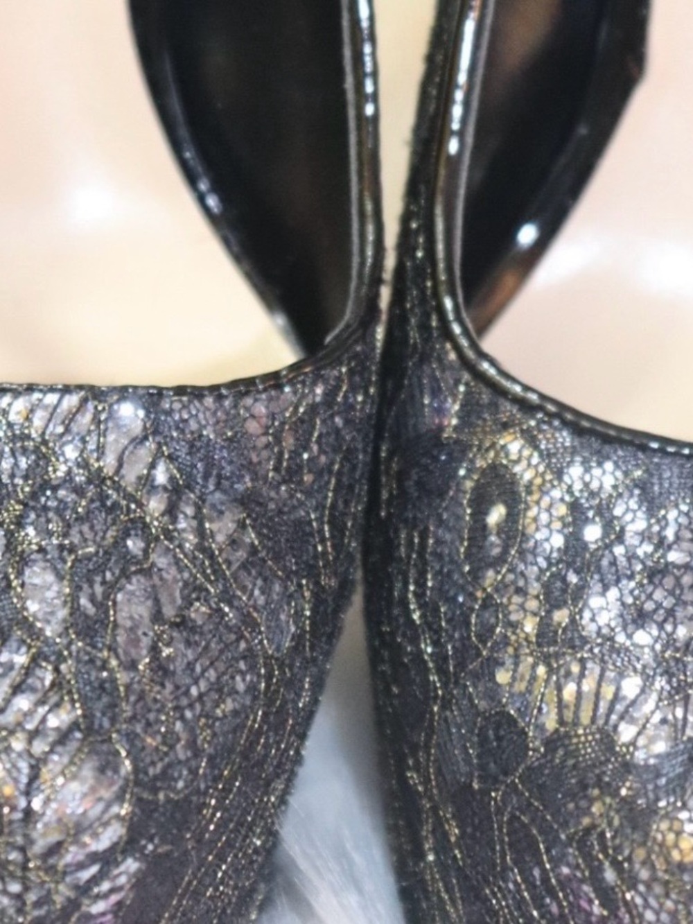 ππ SEXY H By Halston Shiny Standout Heels ππ - Picture 3 of 4